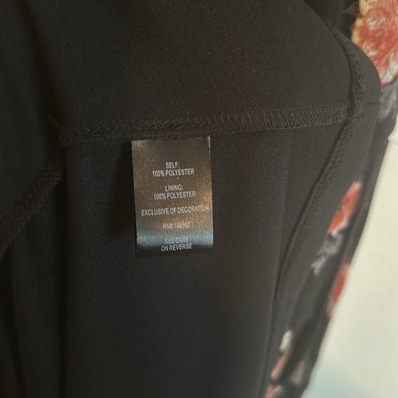 Torrid Black Floral Maxi Dress (4X) - Picture 5 of 5